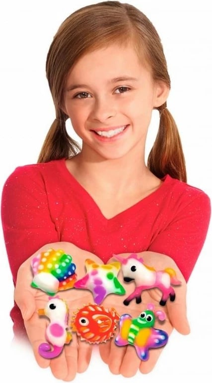 Set kreativ Aqua Gelz Simba, 7 ngjyra, 4 forma, multicolor