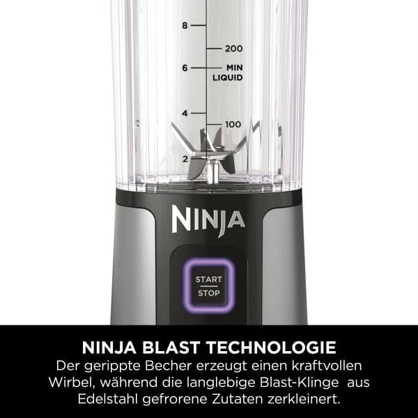 Mikser portativ Ninja BC151EUBK Blast, pa kabllo, i zi