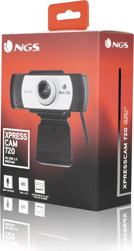 Kamerë NGS Xpresscam 720 HD me mikrofon