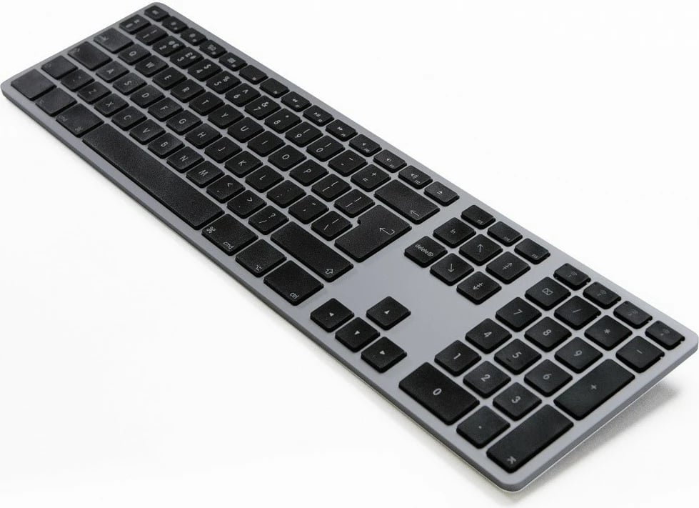 Tastierë wireless Matias FK416BT-UK, Bluetooth, Gri