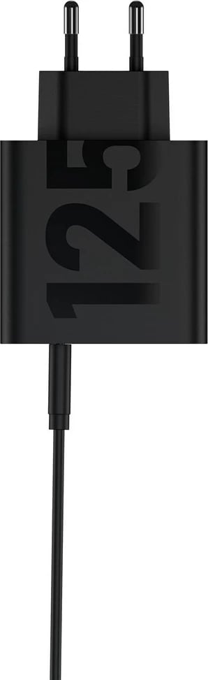 Karikues Motorola TurboPower 125W, universal, me kabllo 1m, i zi