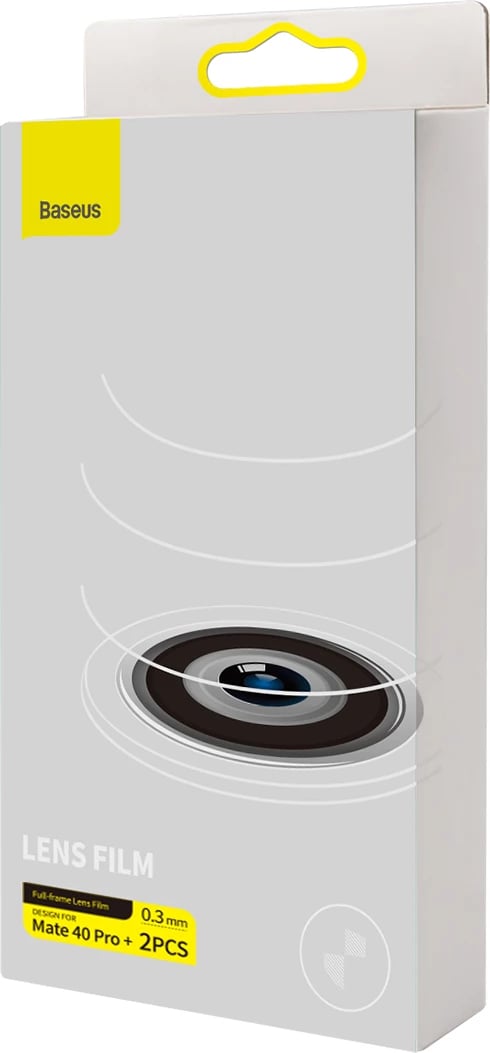 Mbështjellës kamerë Baseus për Huawei Mate 40 Pro+, 0.3mm, transparent, 2 copë