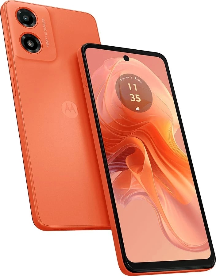 Celular Motorola Moto G04 4/128GB Sunrise Orange