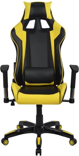 Karrige gaming për zyre, FH1056.11, ngjyrë zezë-verdhë, 67x70x134 cm