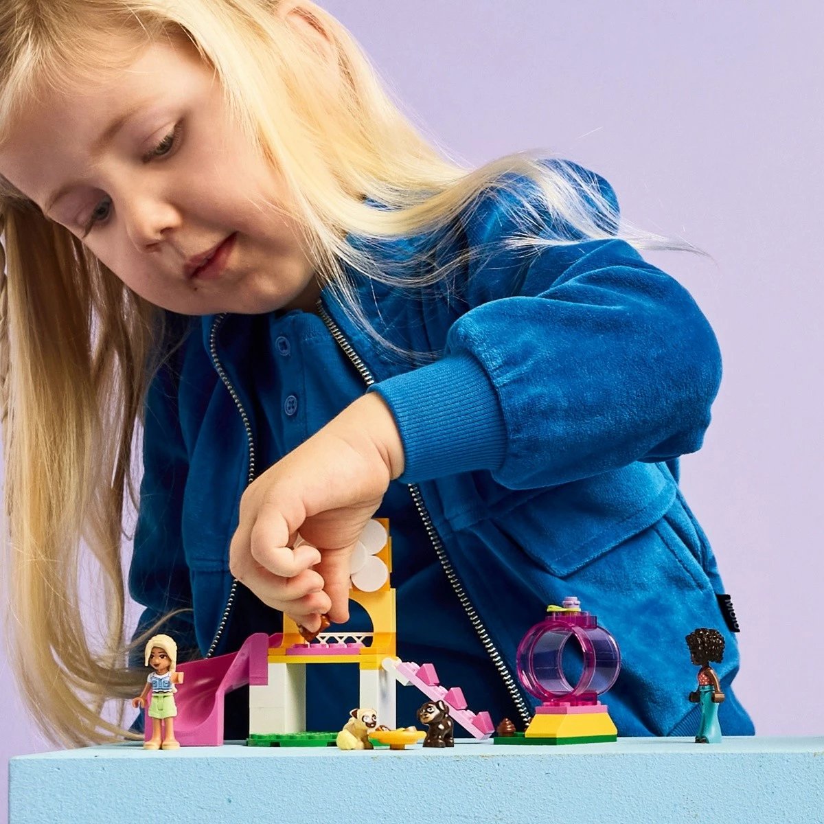 Set LEGO Friends Puppy Playground 42665, 66 pjesë, për fëmijë 4+