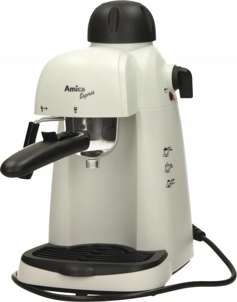 Aparat espresso Amica Espris CD1011, manual, 0.25L, i bardhë/zi
