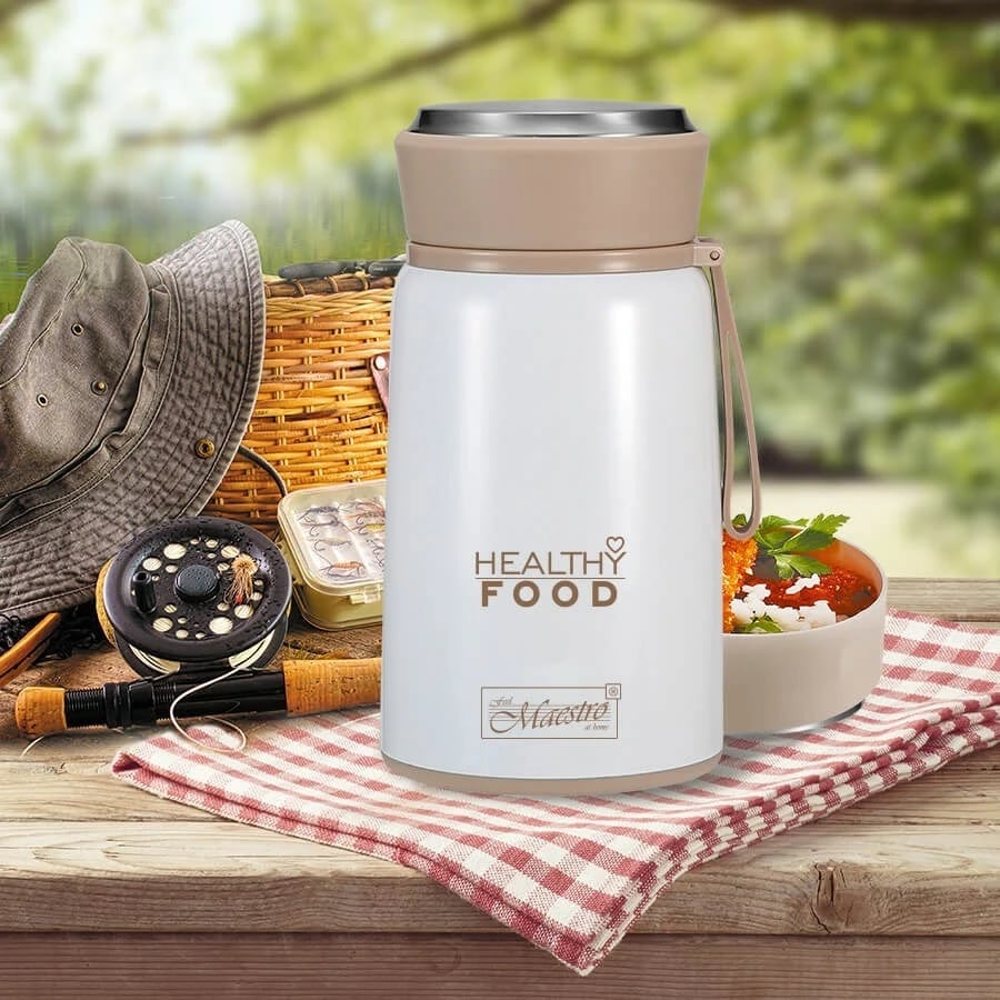Termos ushqimi Maestro MR-1646-80, 800 ml, bardhë