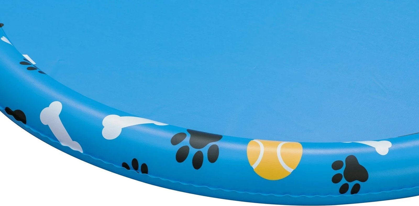 Pishinë për qen Bestway Fetchin' Fun, e verdhë, PVC, rrumbullakët