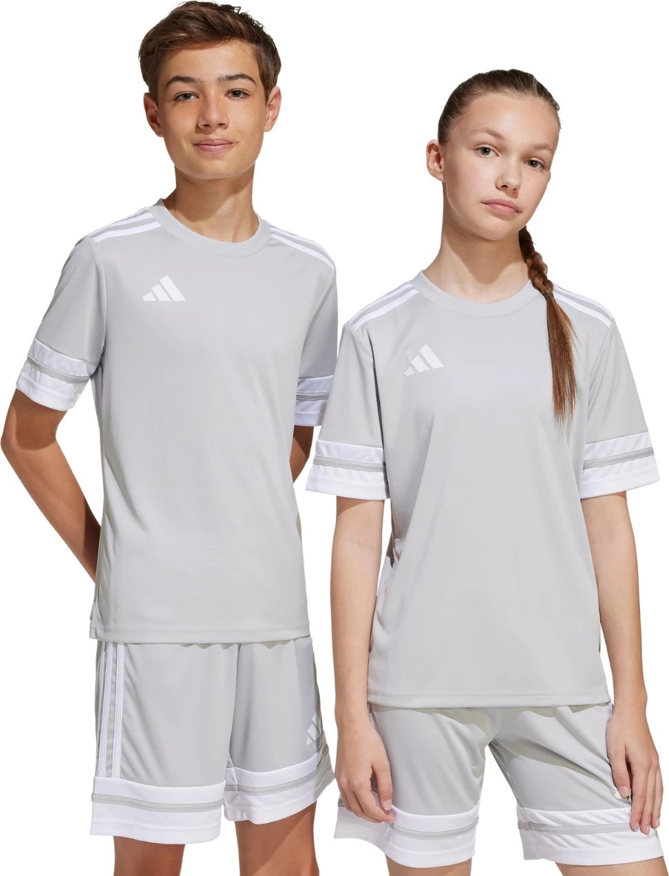 Maicë për fëmijë adidas, gri