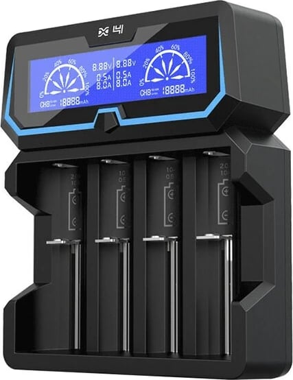 Karikues për bateri XTAR X4, 18650, i zi