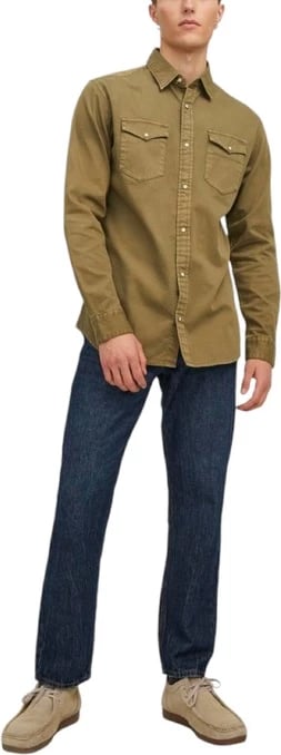Këmishë për meshkuj Jack & Jones, e gjelbër