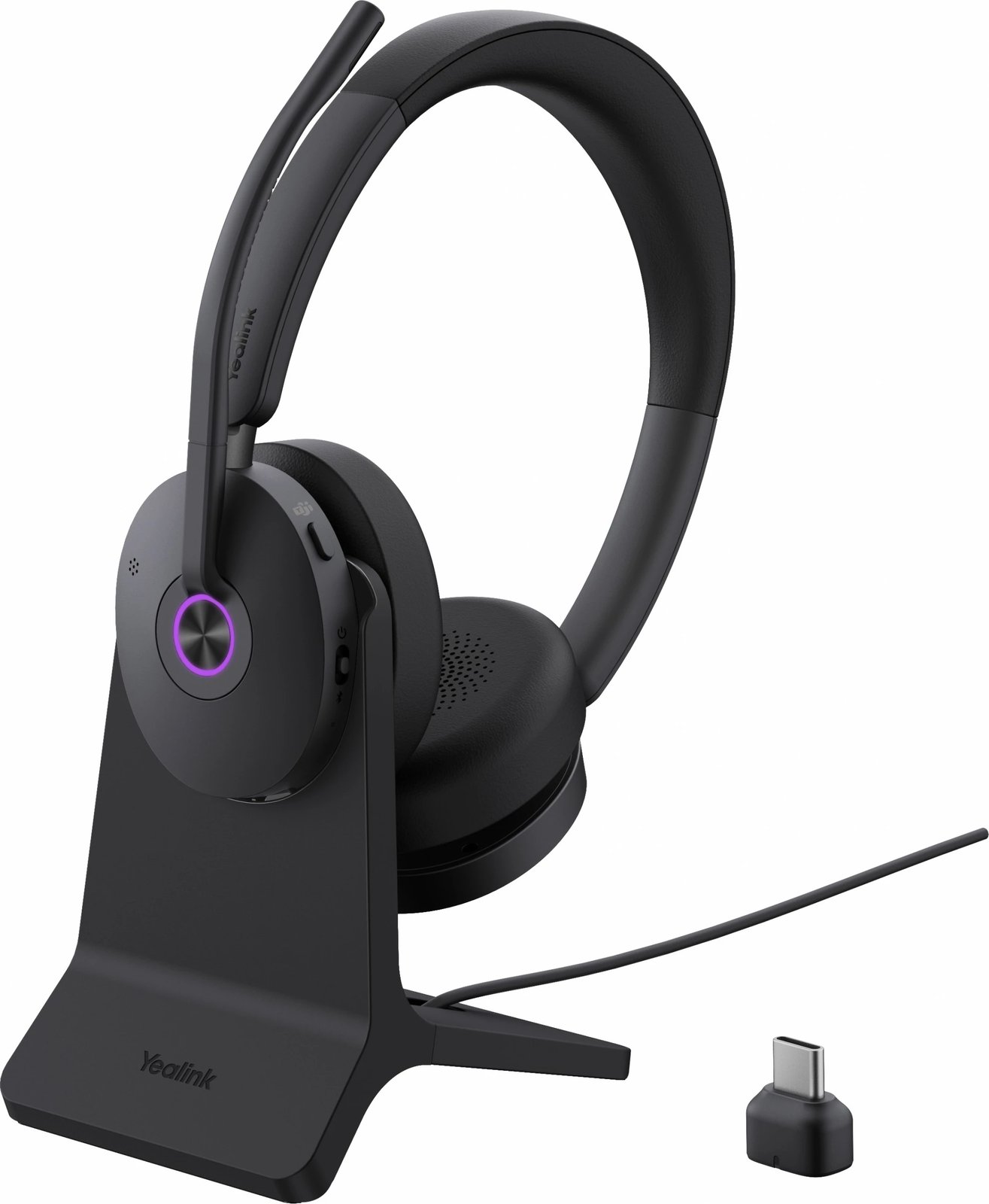Kufje Yealink BH74, Bluetooth, ANC, USB-C/A, e zezë