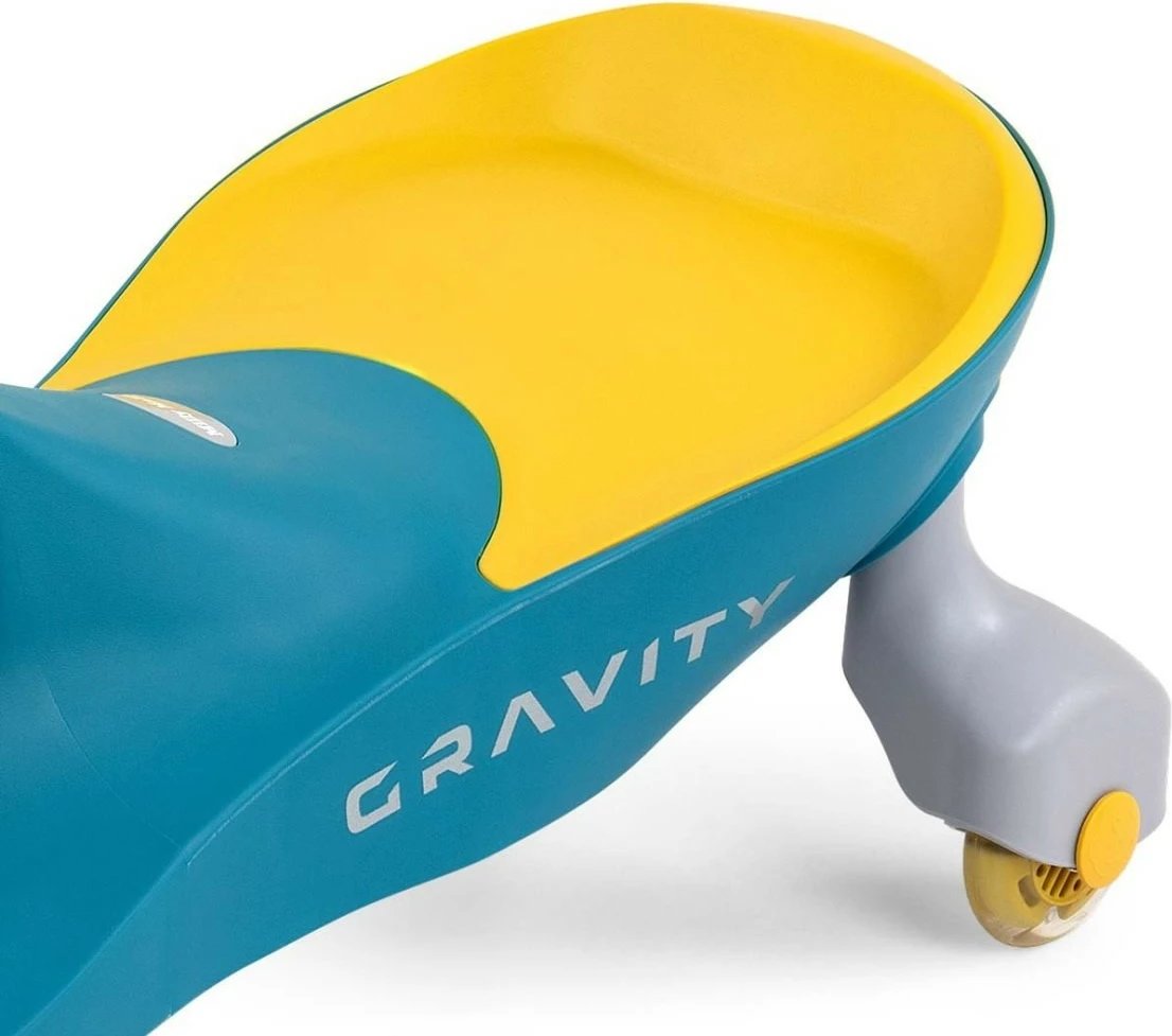 Lodër ride-on Milly Mally Gravity Gaiter, 4 rrota, Gjelbër/Verdhë