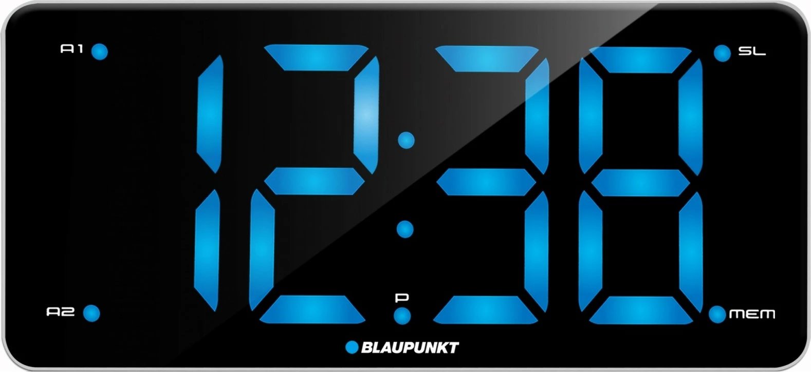 Orë alarmi me radio Blaupunkt CR15WH, FM PLL, USB, Bardhë