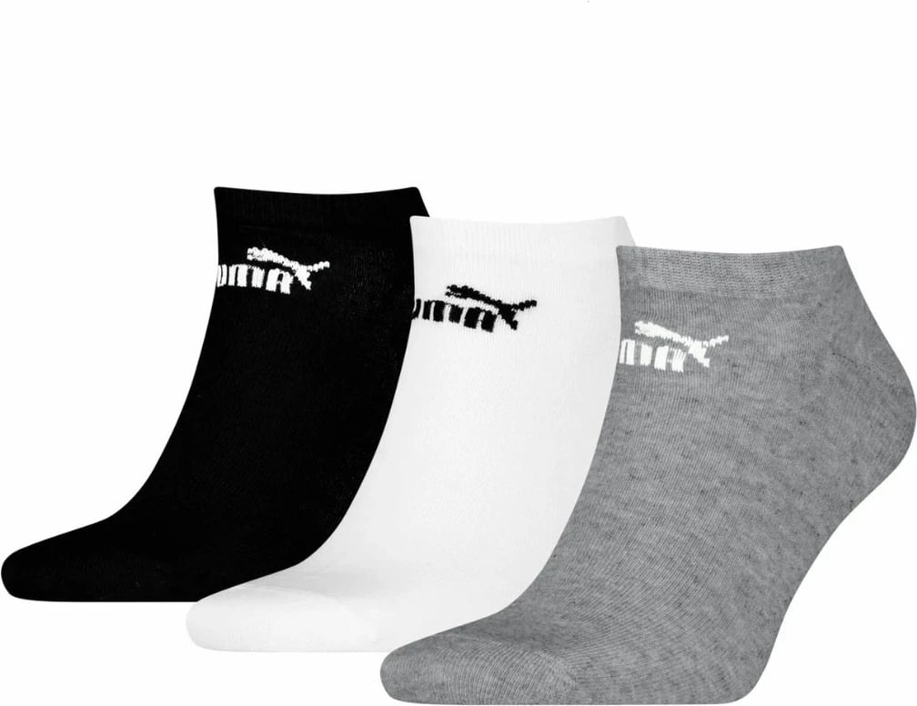 Çorape Puma unisex, gri, të bardha, të zeza