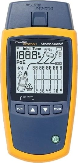 Tester kabllor Fluke MicroScanner², Gri