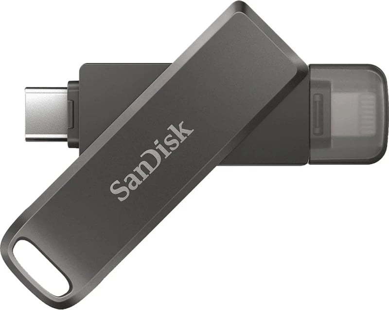 USB Flash SanDisk iXpand, 64 GB, USB Type-C / Lightning, Zi USB Flash SanDisk iXpand, 64 GB, USB Type-C / Lightning, Zi
