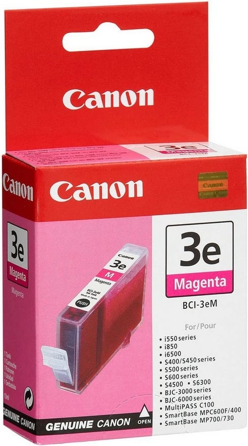 Toner Canon BCI-3eM, Magenta, Pigment-based