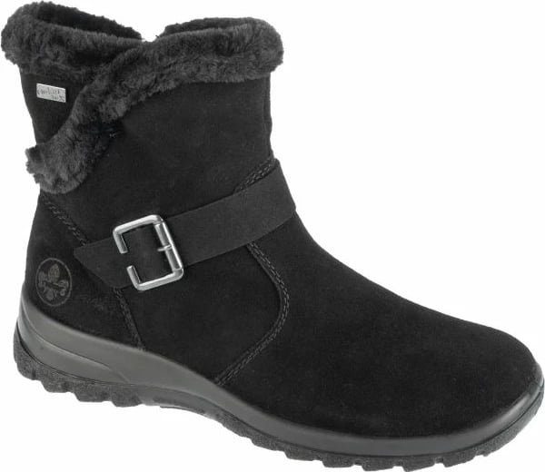 Çizme femra Rieker, të zeza