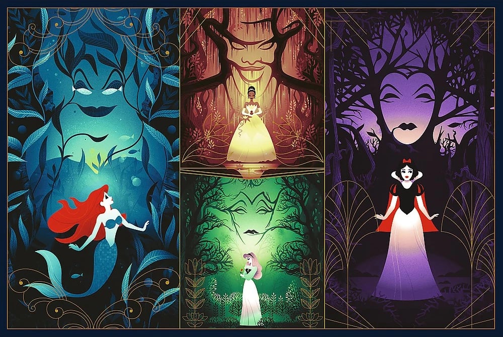 Puzzle Trefl Disney Princess 2x200 pjesë, për fëmijë, Karton