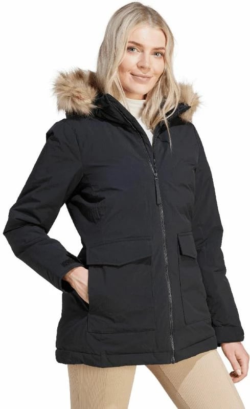 Jakne adidas për femra, të zeza