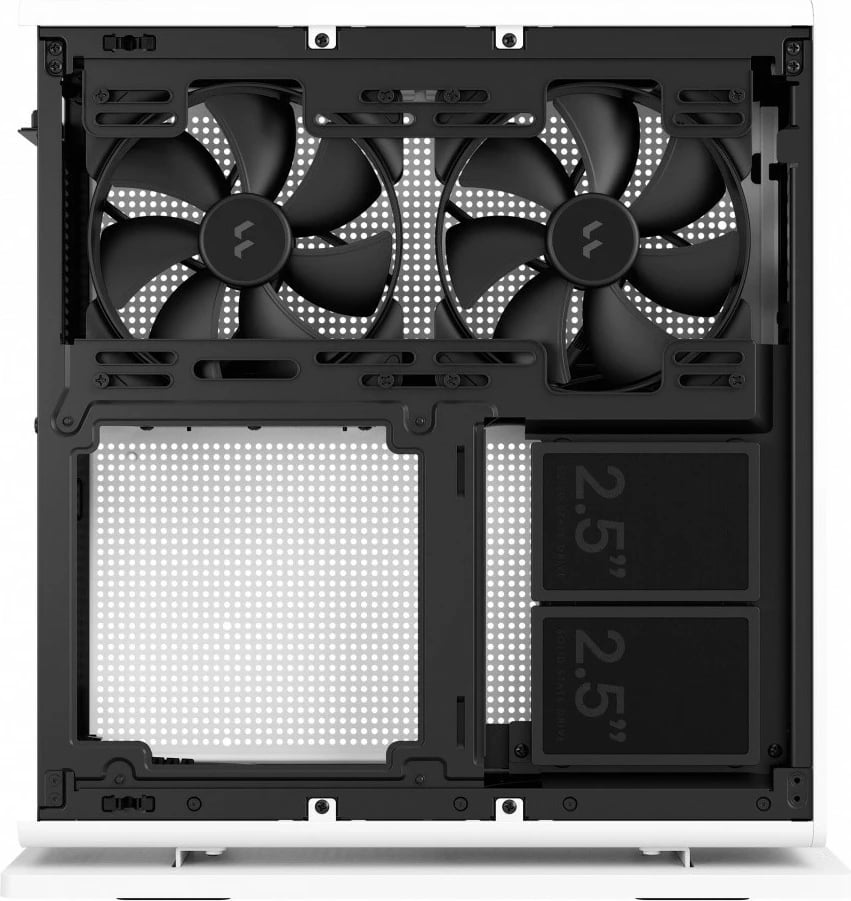 Kasë Fractal Design Ridge, Mini ITX, e bardhë