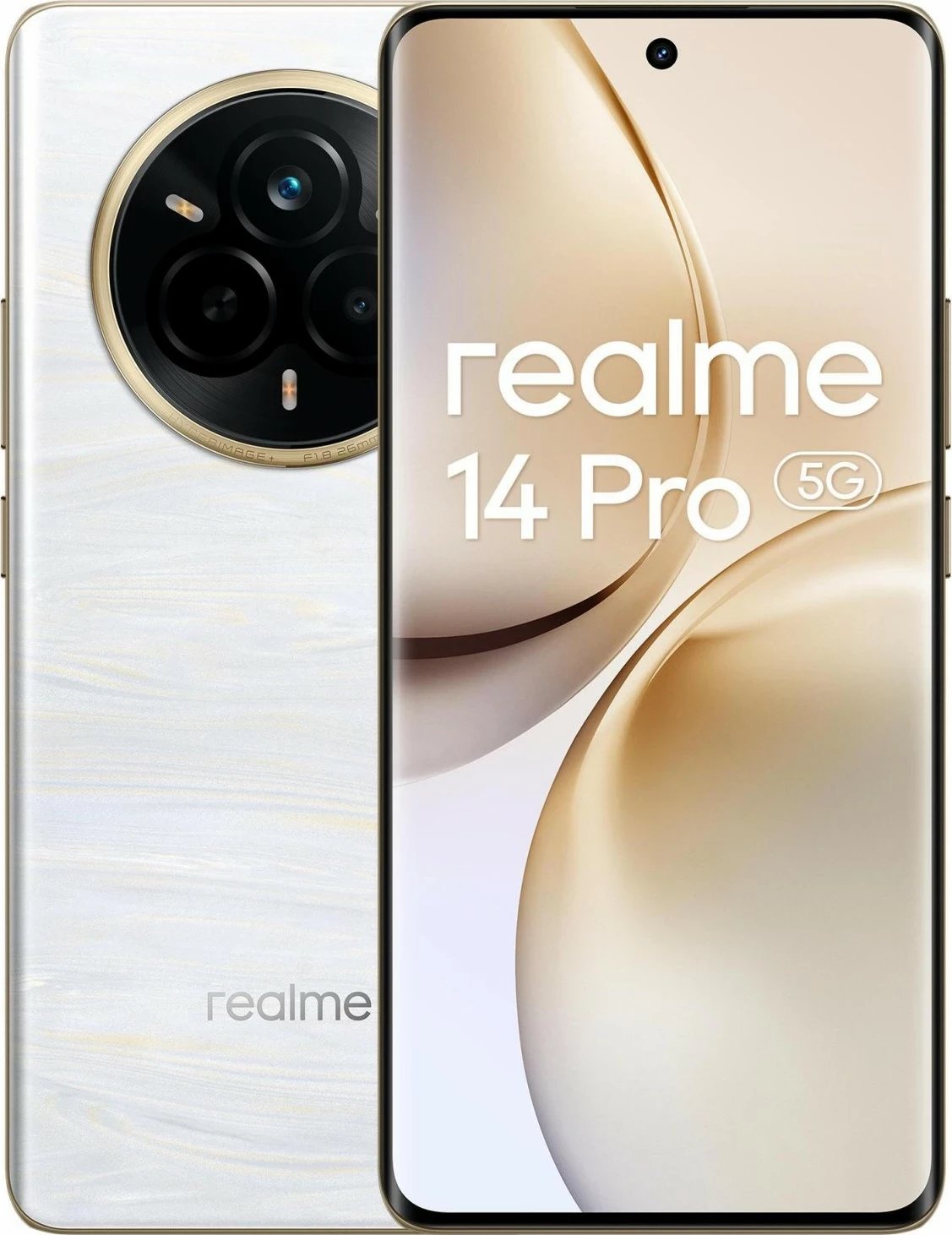 Celular Realme 14 Pro 5G 8/256GB, Pearl White