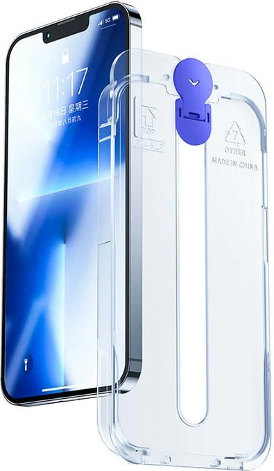 Xham i fortë Joyroom JR-H03 për iPhone 14 Plus 6.7 inç, me skaje të zeza