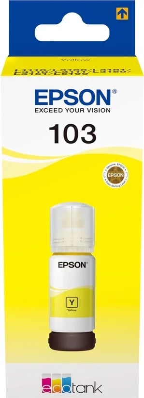 Fishekë me ngjyrë Epson, e verdhë