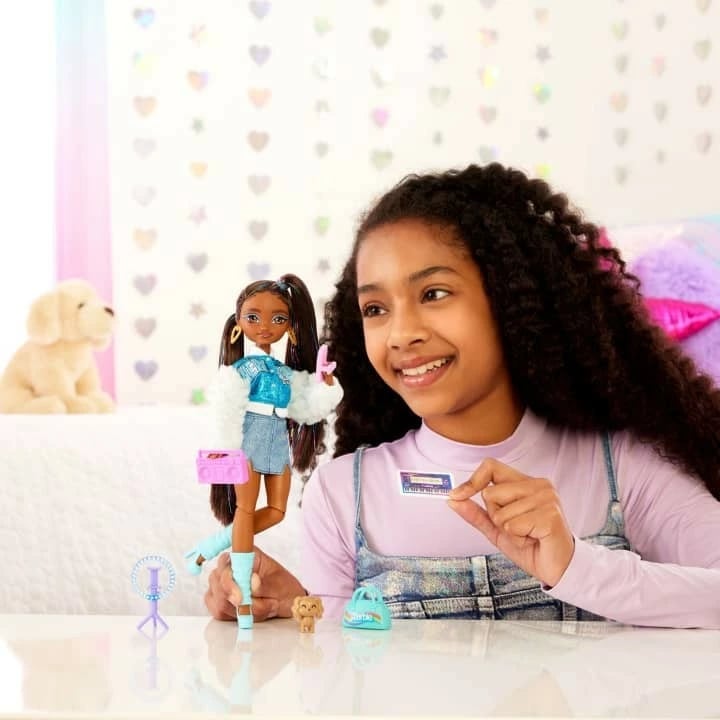 Kukull Barbie Dream Besties Brooklyn me aksesorë, Mattel HYC22, për vajza