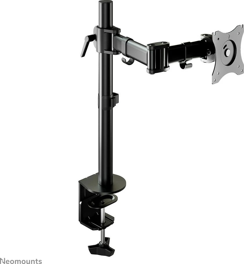 Krah monitori Neomounts NM-D135BLACK, për tavolinë, 10-27 inç, rregullim lartësie, ngjyrë e zezë