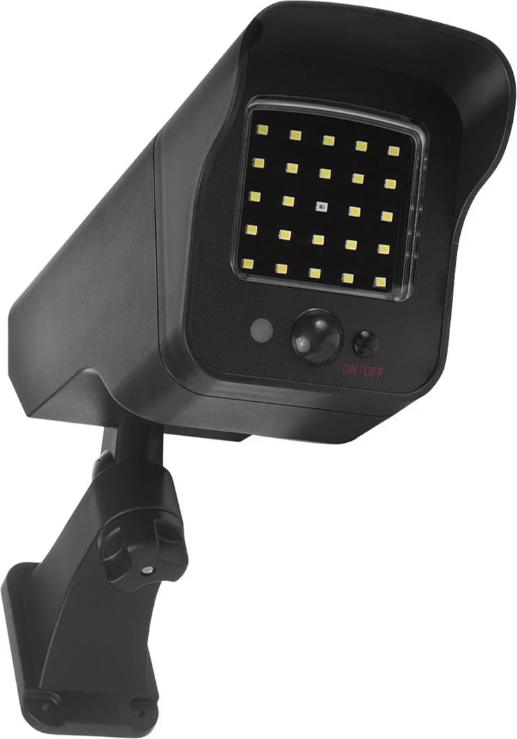 Kamerë false Maclean SOL1803S, LED me sensor lëvizjeje, IP65, E zezë Kamerë false Maclean SOL1803S, LED me sensor lëvizjeje, IP65, E zezë