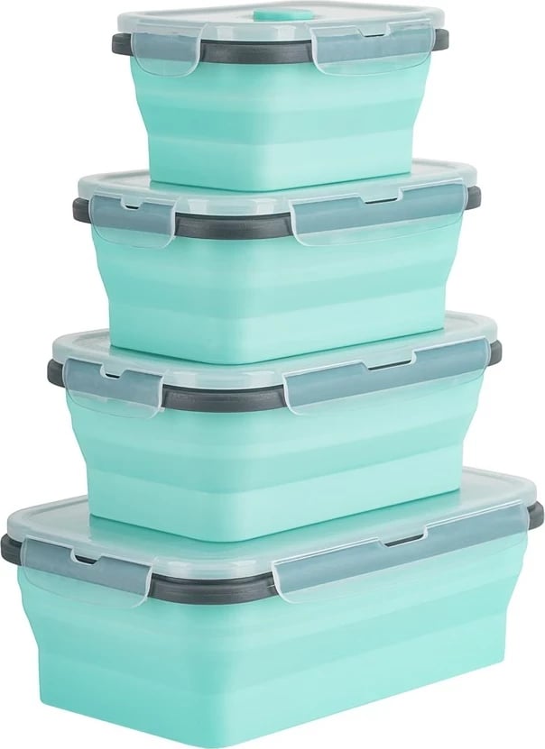 Set enësh të palosshme drejtkëndëshe teesa TSA0194, 4 copë, kaltër