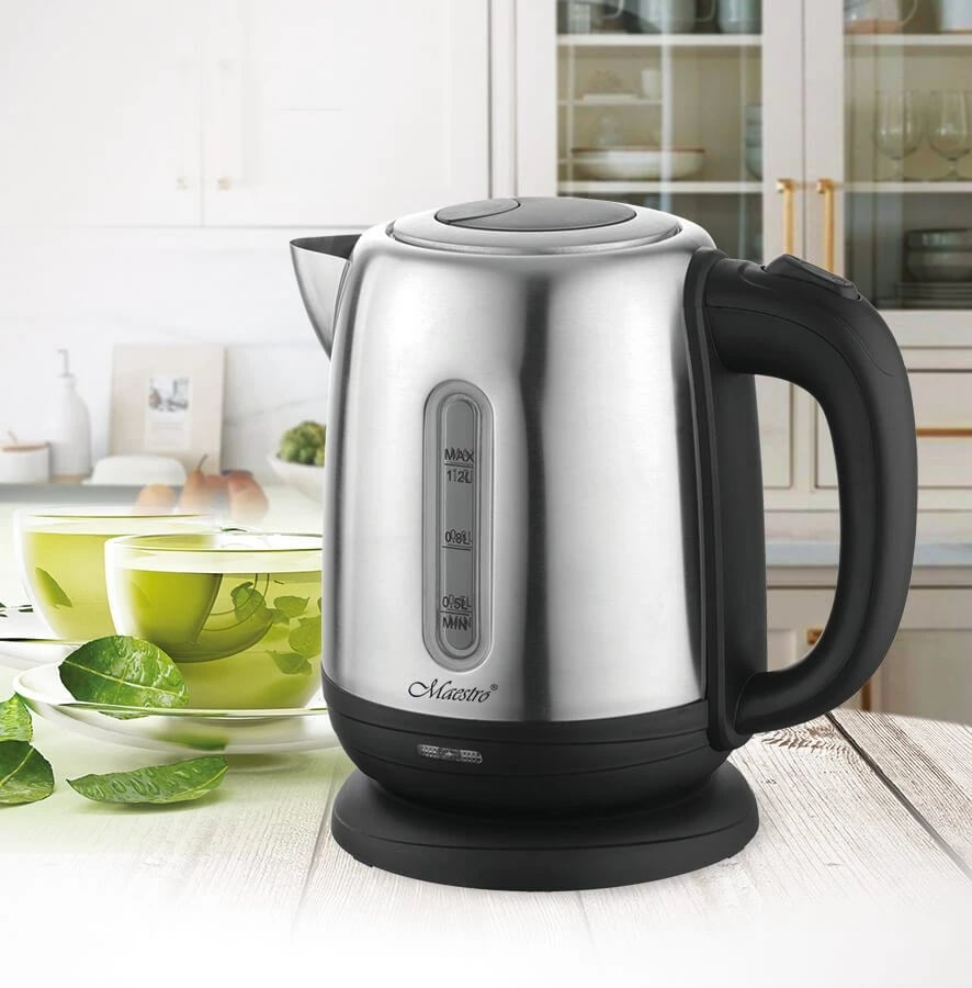Ibrik elektrik Maestro MR-027, 1.2 L, 1630 W, Çelik, Zi