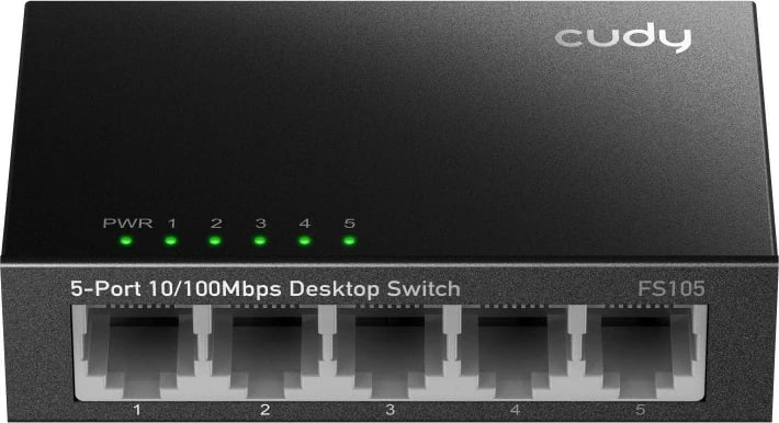 Switch Cudy FS105, 5 porte, Fast Ethernet, i zi