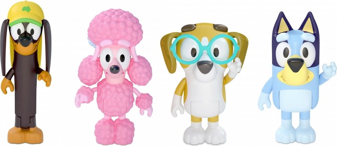 Set figurina Bluey Tm Toys BLU13014, 4 copë