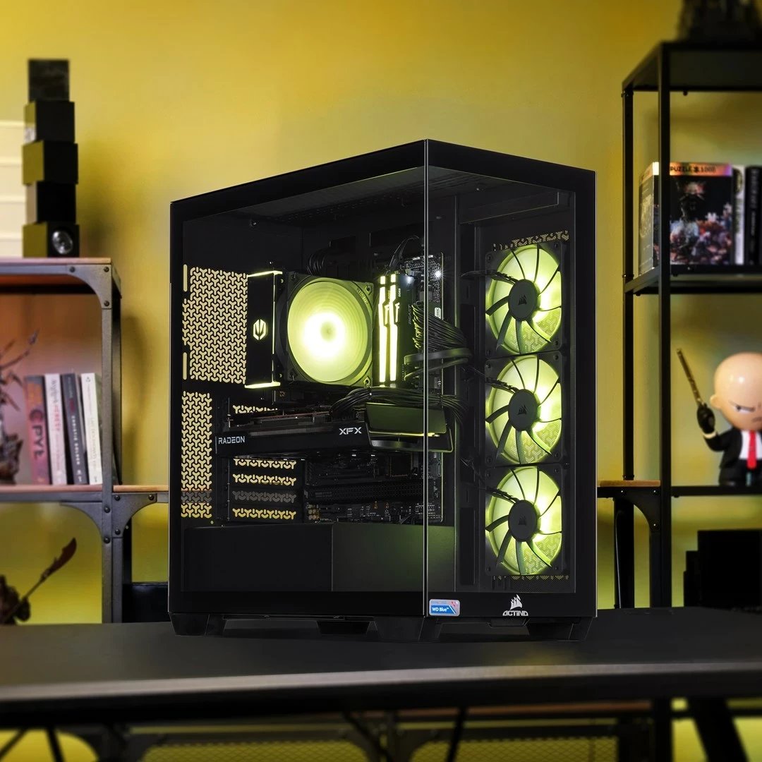 Kompjuter Gaming, AMD Ryzen 5, 32GB RAM, 1TB SSD, AMD Radeon RX 7800 XT 