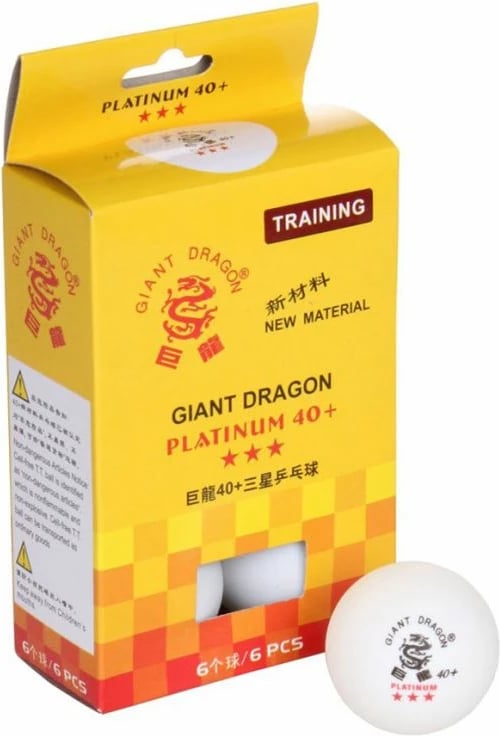 Set Topa Ping Pong Smj Giant Dragon Platinum Star *** 6 copë