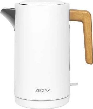 Çajnik elektrik Zeegma Ketlee, 1.7L, 2200W, bardhë