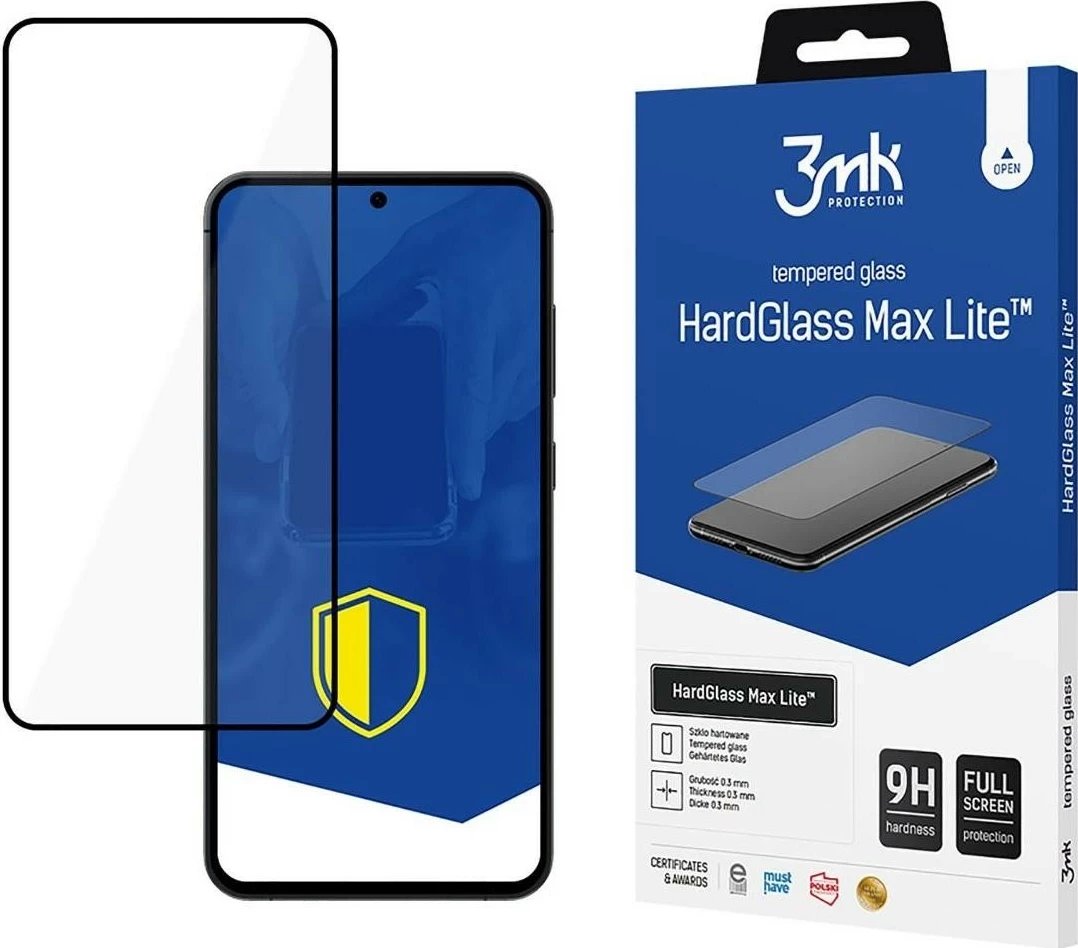 Xham mbrojtës 3MK HardGlass Max Lite Samsung Galaxy S25+, i tejdukshëm