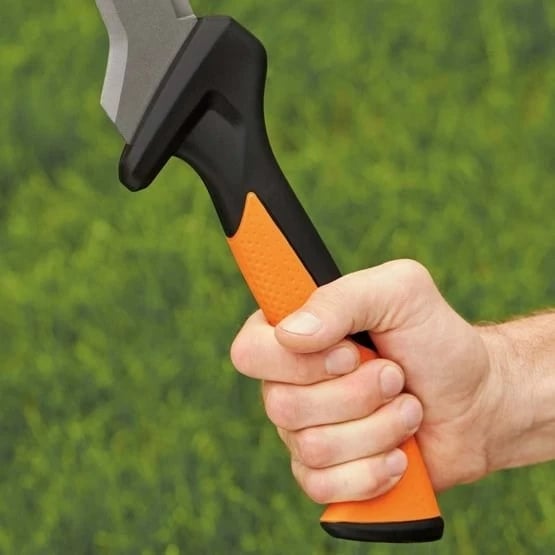 Sëpatë-machete Fiskars Solid, 460 mm, Inox, Dorezë plastike, Portokalli