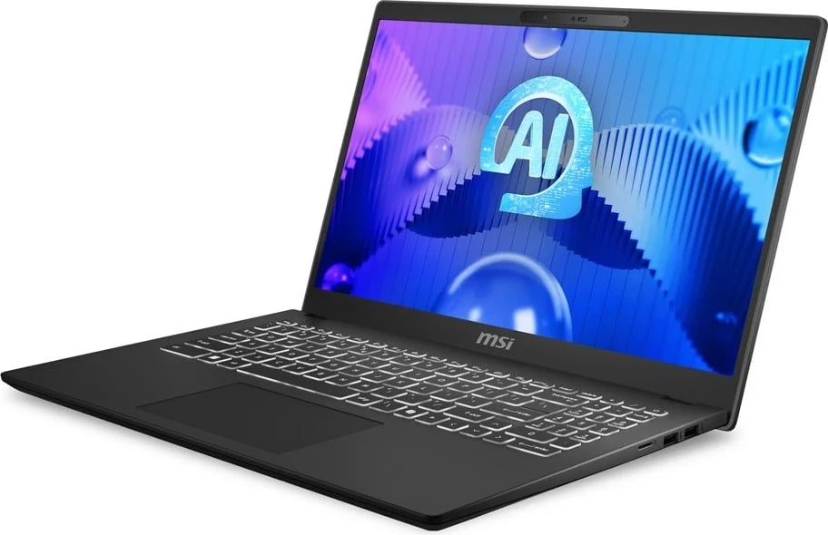 Laptop MSI Modern 15 H AI, 15.6", Intel Core Ultra 5, 16GB RAM, 512GB SSD, Intel Arc Graphics, i zi