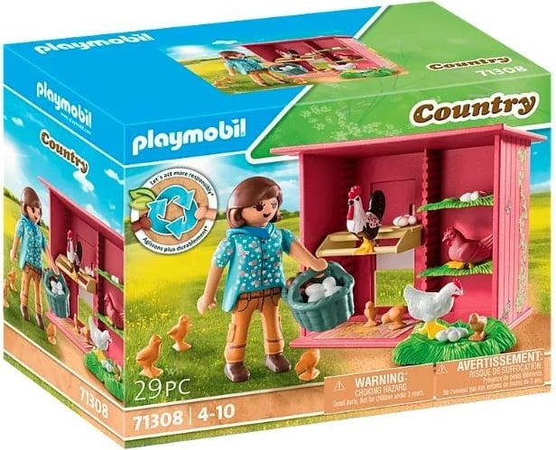 Set figurina Playmobil Country 71308, pula me zogj të vegjël
