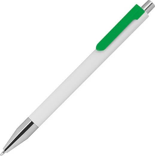 Stilolaps plastik NEXT me klips të gjelbër, H15xØ1cm