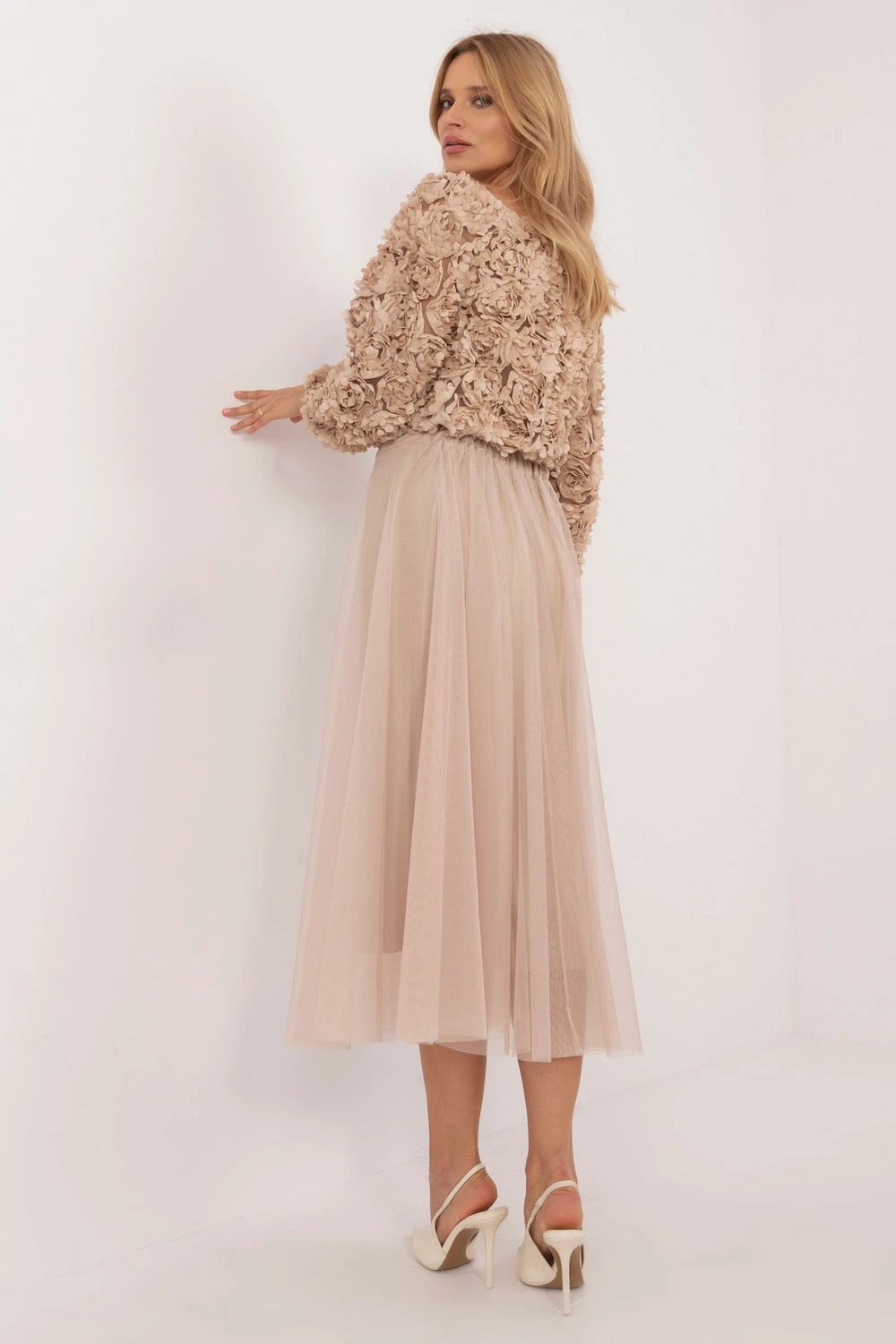 Fustan për femra Italy Moda 201598, bezhë