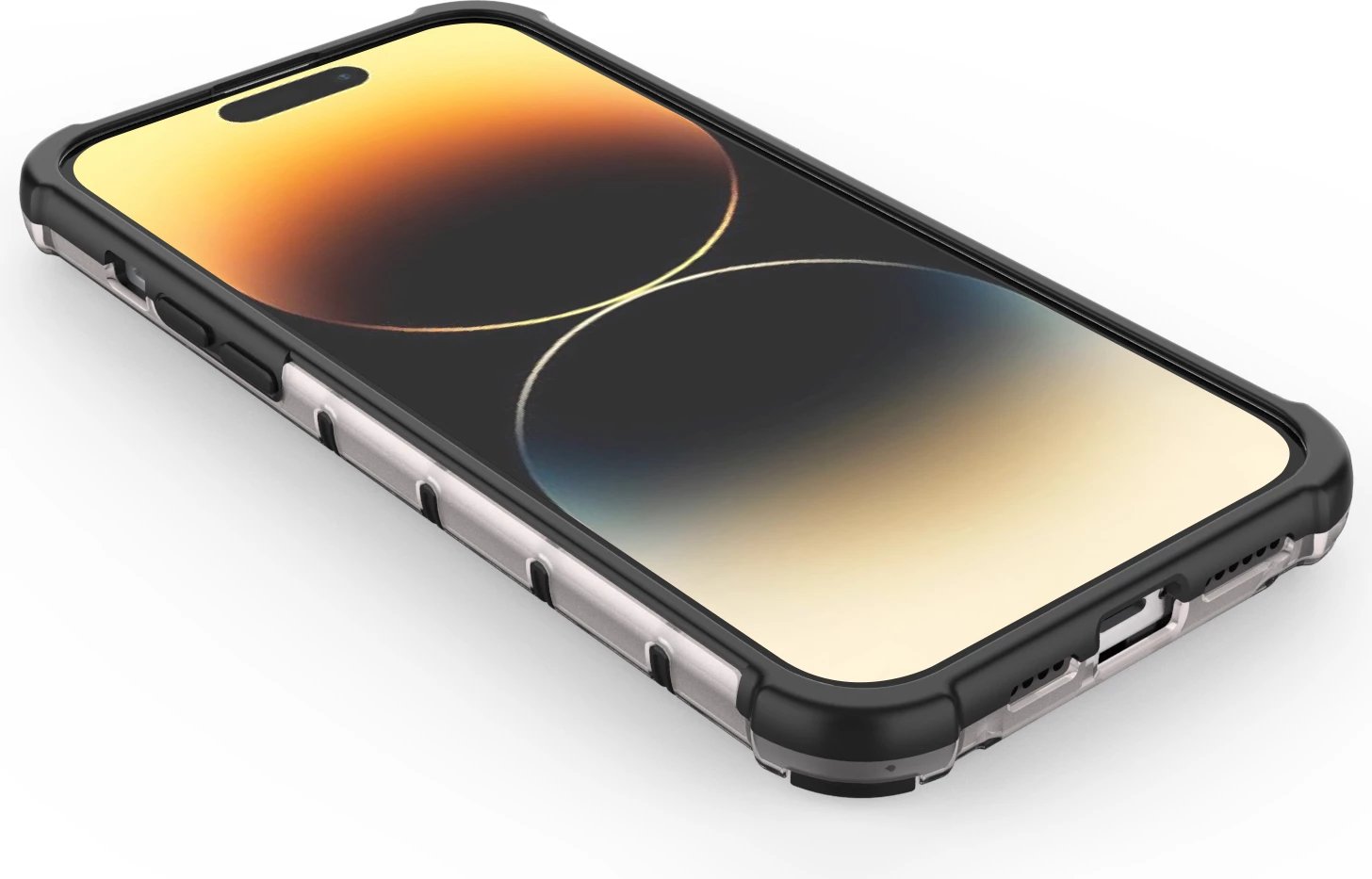 Mbështjellës Hurtel Honeycomb për iPhone 14 Pro Max, i zi Mbështjellës Hurtel Honeycomb për iPhone 14 Pro Max, i zi
