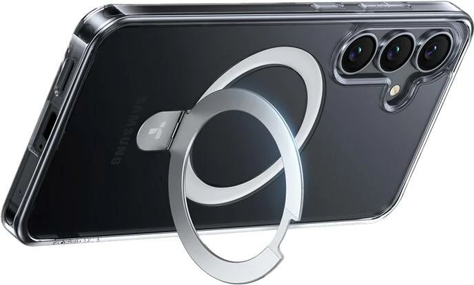 Mbështjellës Torras Ostand Spin për Samsung S25, transparent