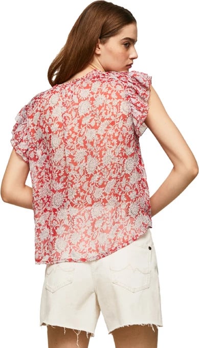 Këmishë për femra Pepe Jeans, e kuqe 