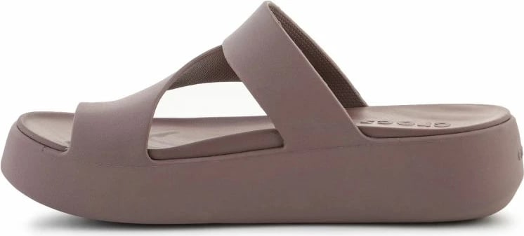 Sandale platformë Crocs për femra, kafe