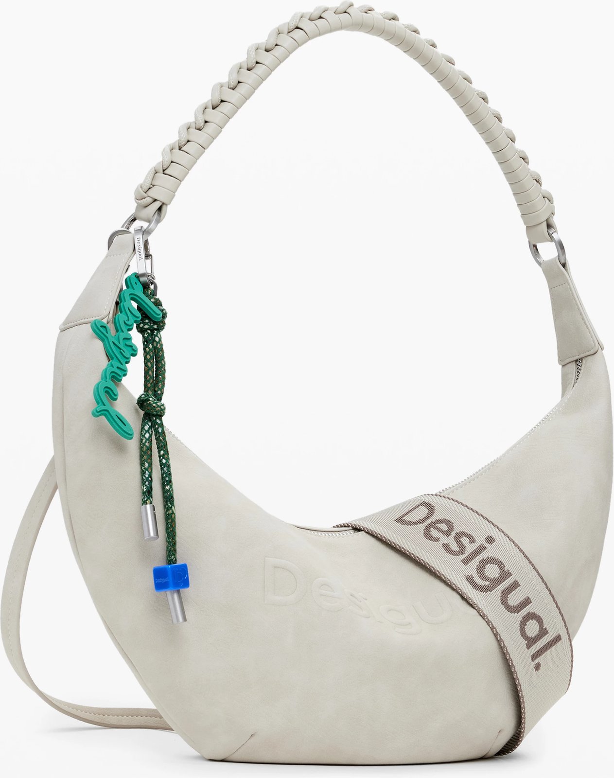 Çantë për femra DESIGUAL Half Logo Zante, bezhë Çantë për femra DESIGUAL Half Logo Zante, bezhë